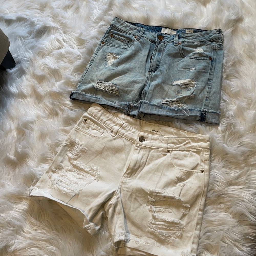 Garage jean shorts